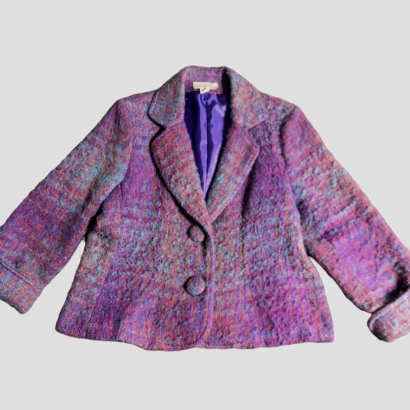 Elegant Purple Women's Blazer - Picture 1 of 9